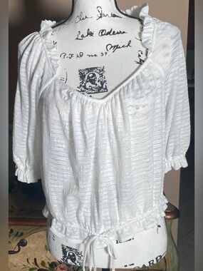 “Free People” Pheasant Style Top/Blouse Size: L